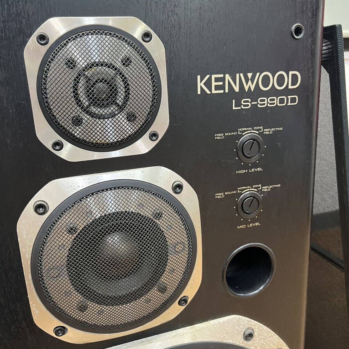 KENWOOD Kenwood LS-990D pair Spee Car Audio equipment wooden 
