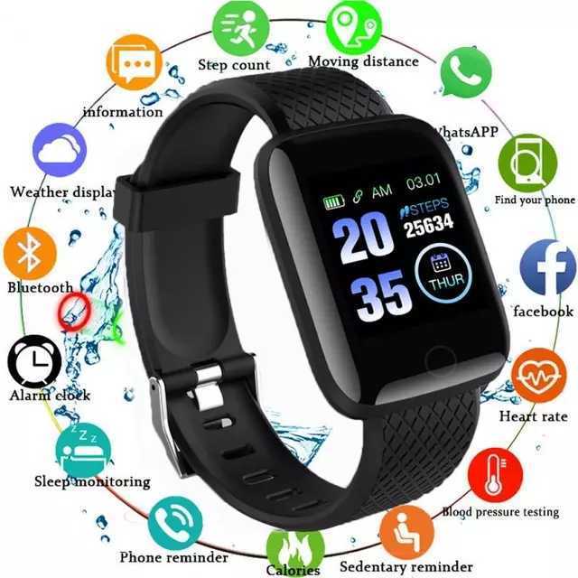  новый товар не использовался смарт-часы Smart браслет черный пульсомер тонометр деятельность количество итого Android iPhone соответствует 