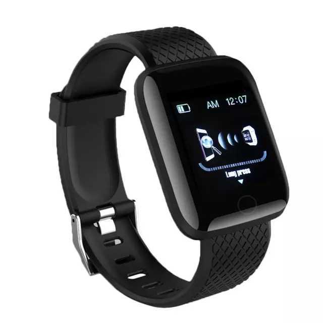 新品未使用 スマートウォッチ スマートブレスレット ブラック 心拍計 血圧計 活動量計 Android iPhone 対応の画像2