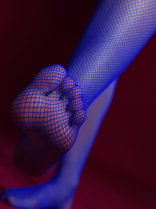 most new work blue mesh net stockings .4 buckle stockings material garter. SET