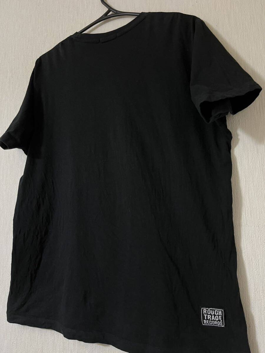 【美品】 ROUGH TRADE Tシャツ ブラック ラフトレード ラフトレ 黒 UKパンク PUNK ポストパンク POST PUNK NEW WAVE BRITPOP フジロック