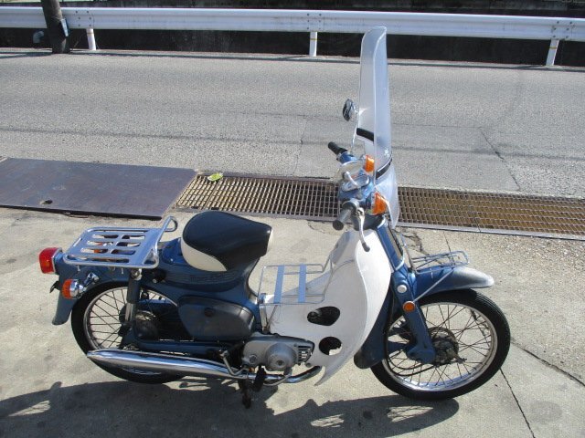 ▲9800▲ホンダ　スーパーカブ50　C50　ブルー　実働　愛知_画像1