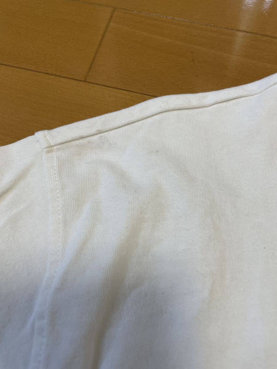 TOMMY JEANS トミー ジーンズ Tシャツ 半袖 ホワイト ロゴ刺繍 メンズ Mサイズの画像8