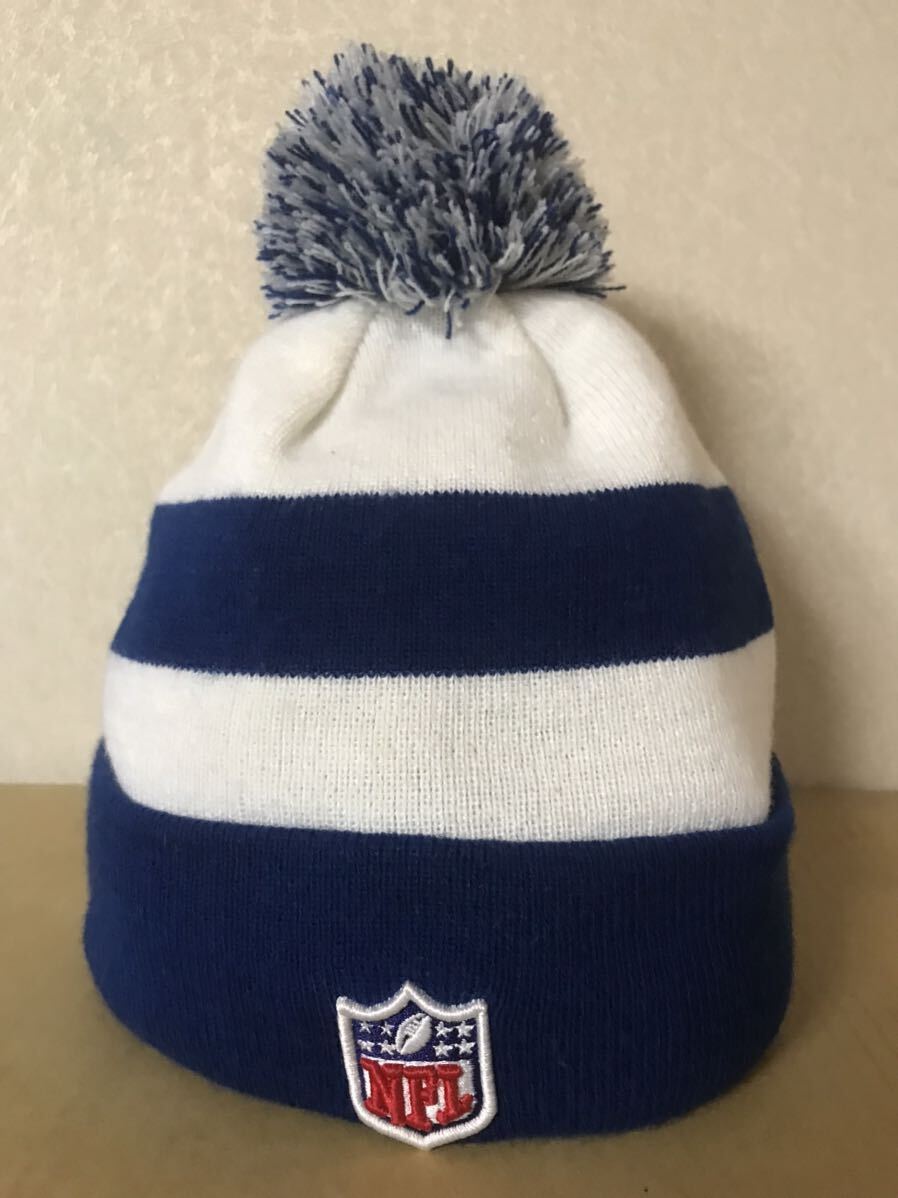 NEW ERA PON KNIT BEANIE × NFL INDIANAPOLIS COLTS size-ONE SIZE 中古(超美品) 送料無料 NCNR