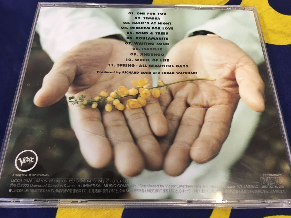 渡辺貞夫★中古CD国内盤「Wheels Of Life」 _画像2