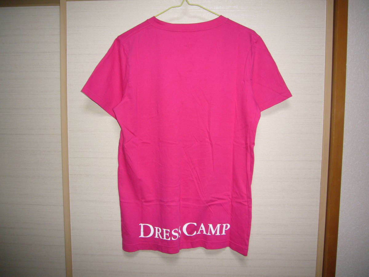 DRESS CAMP ドレスキャンプ 半袖Tシャツ ピンク４８_画像2