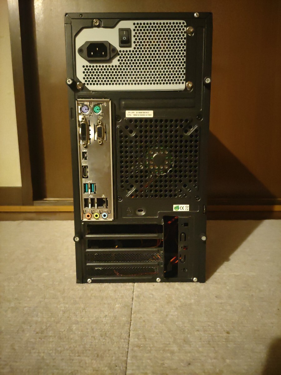 【ジャンク扱い】ツクモBTOマシンのケース【MicroATX】の画像2