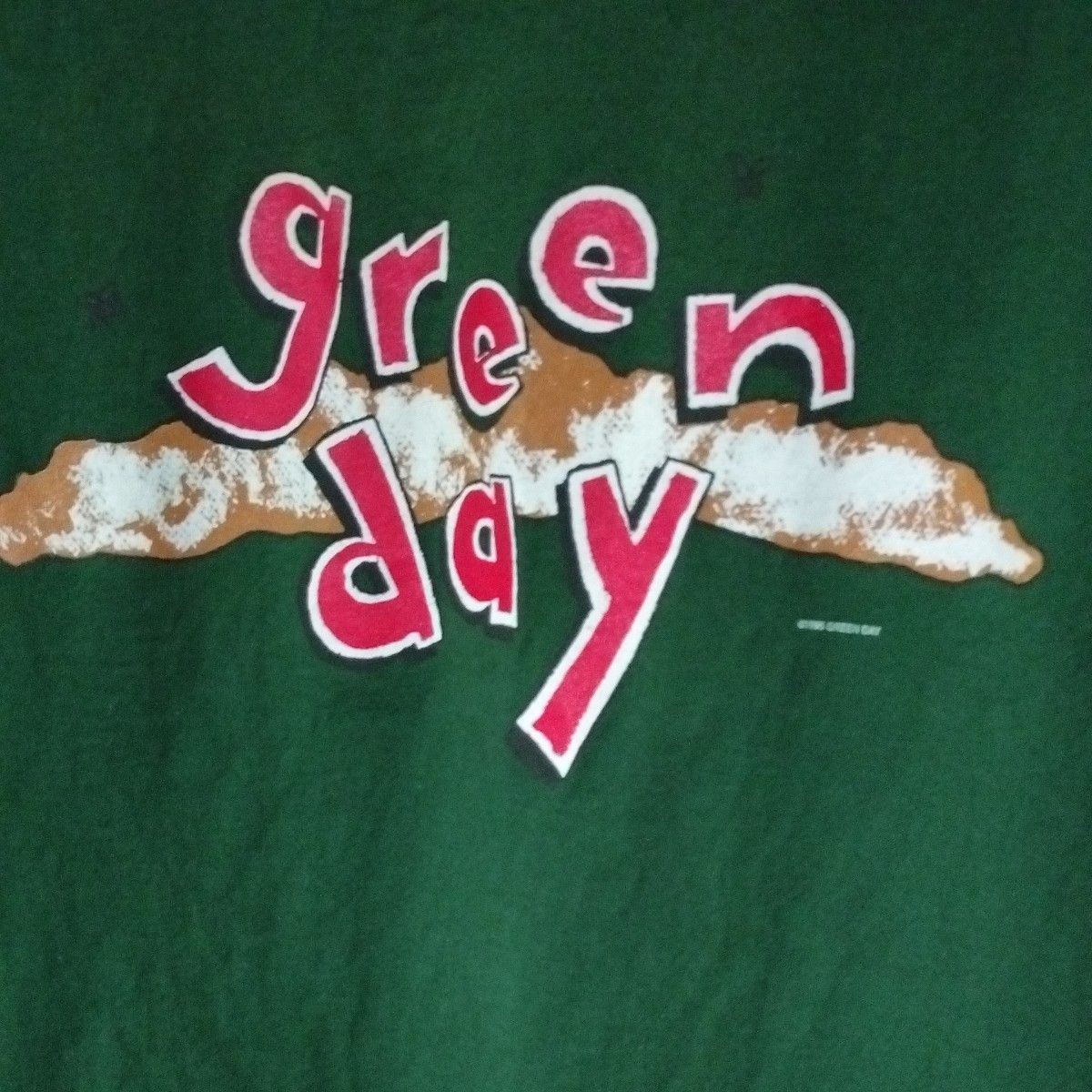 超レア バンド Tシャツ green day dookie グリーンデイ 90年代 当時物 ビンテージ サイズL