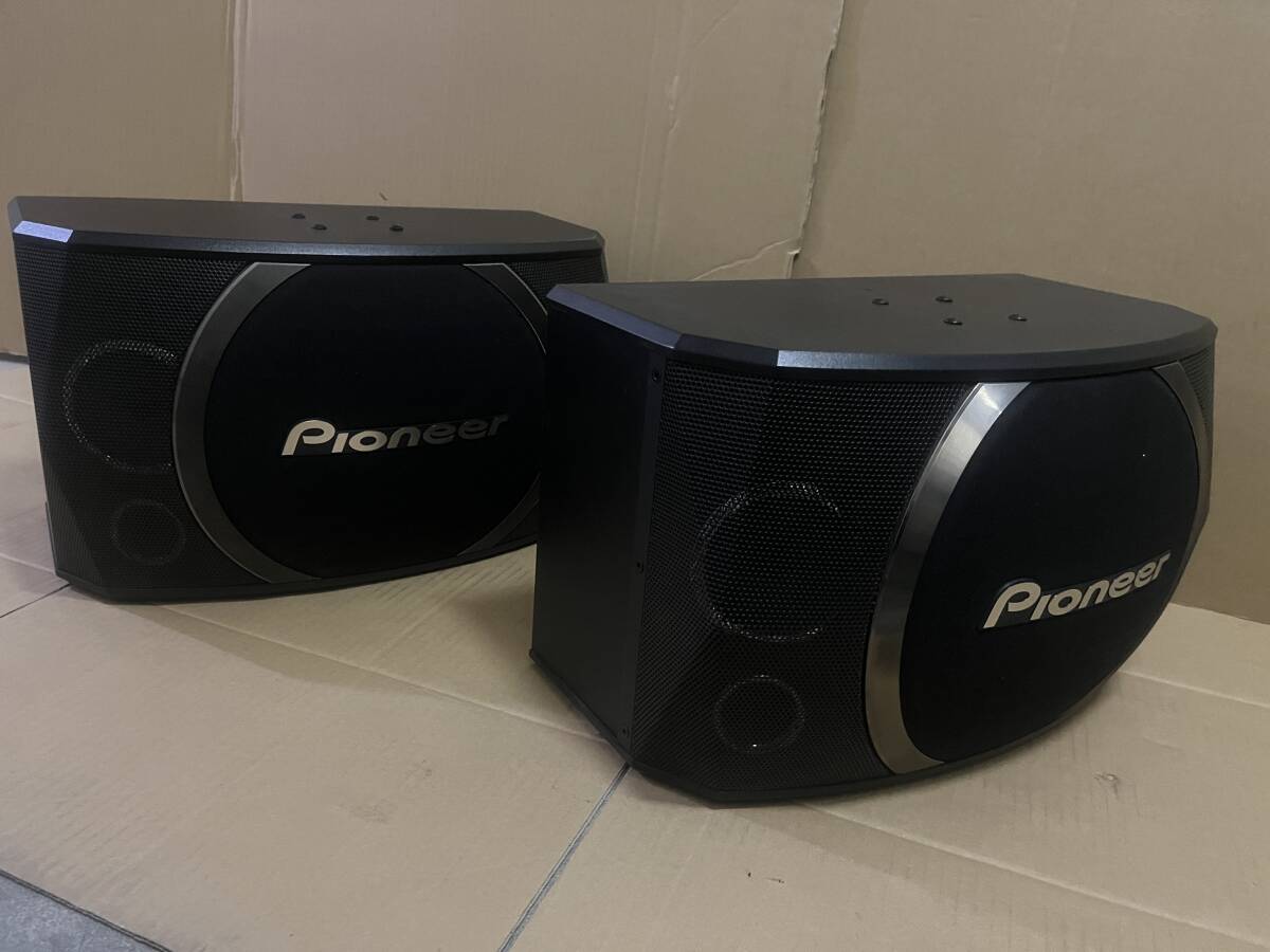 希少 ６００W スピーカー CS-X080 L：R 1ペア パイオニア 中古 音出し確認済み PIONEER カラオケ KARAOKE SPEAKERの画像2