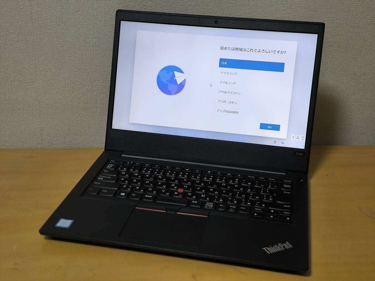Lenovo ThinkPad E480 Core i5-8250U/16GB/SSD 256GB/Win11 Pro_画像1