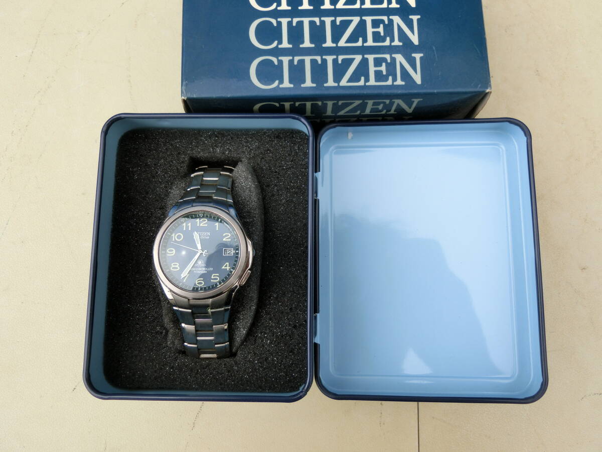 [1 jpy ~]CITIZEN Citizen Eco-Drive ATTESA GN-4W-S men's Date Eko-Drive Atessa wristwatch 
