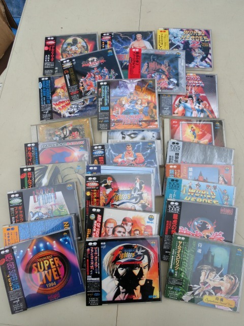 【26枚セット】NEOGEO SNK ゲーム音楽CD サウンドトラック ネオジオ サムライスピリッツ 龍虎の拳 ワールドヒーローズ 餓狼伝説 KOFなどの画像1