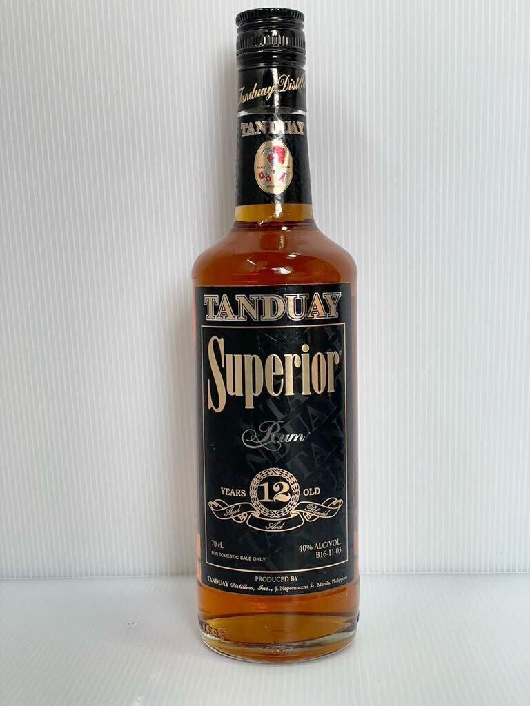 ウイスキー TANDUAY Superior 12年 700ml 40%の画像1