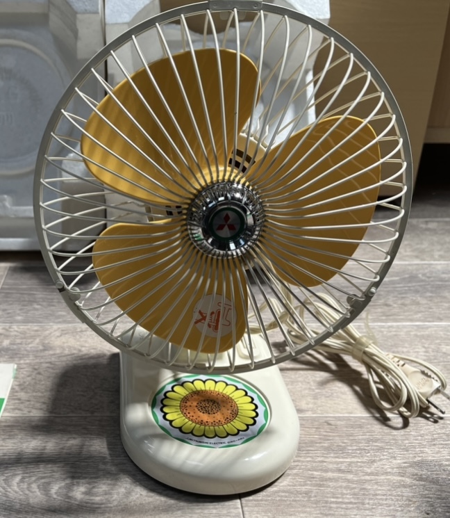 三菱　昭和５８年　レトロ扇風機D20-AG3　元箱付美品　ビンテージ　_画像1