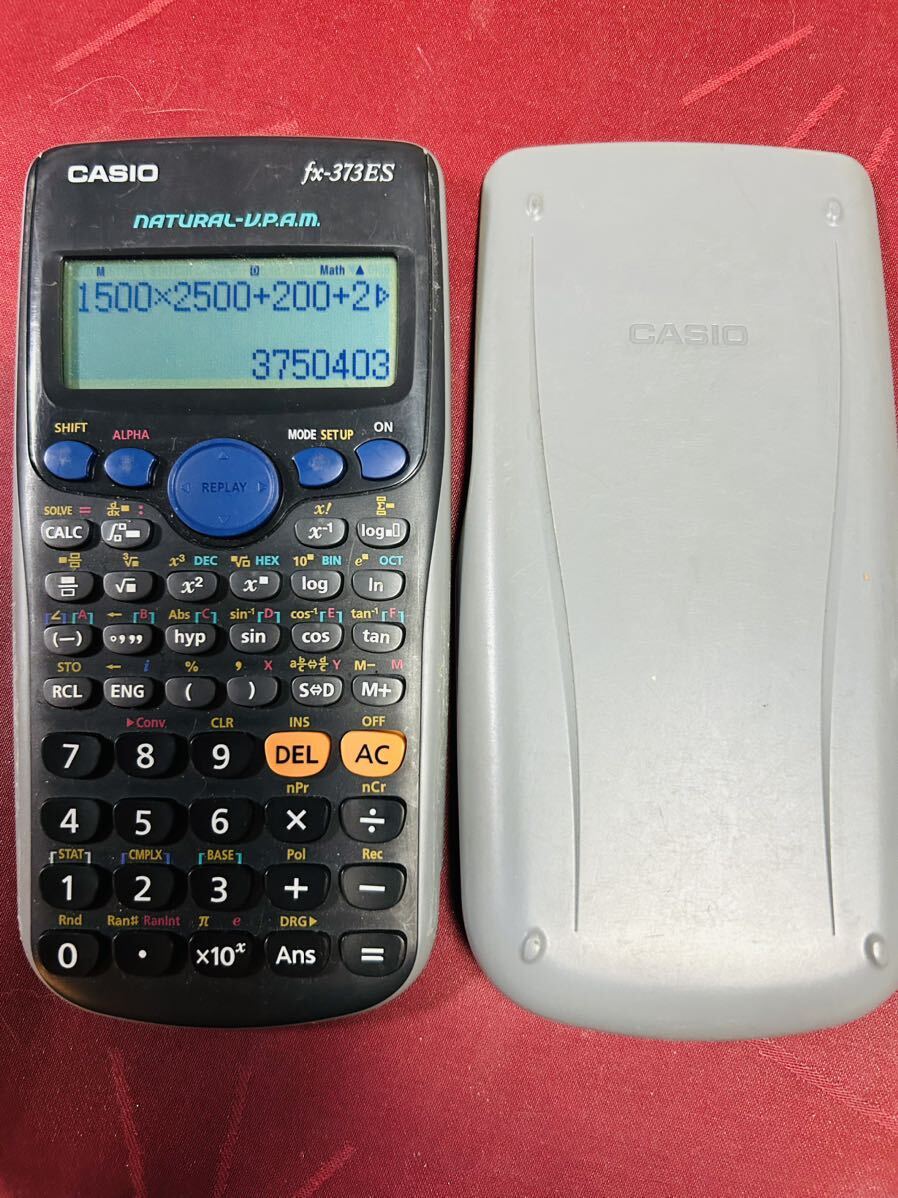 CASIO　fx-373ES　電卓　カシオ　関数電卓　計算機　スタンダード関数電卓 _画像2