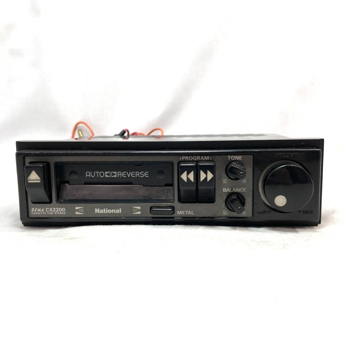 *National CX-2200DK cassette car stereo cassette deck old car car supplies audio equipment National operation not yet verification 