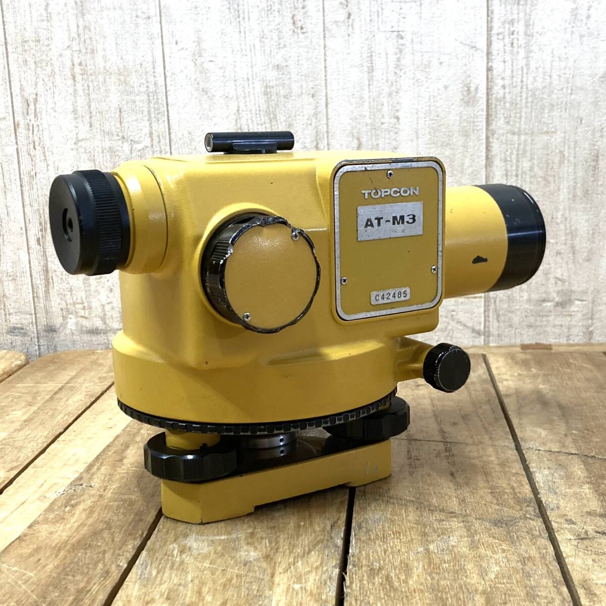 ＊TOPCON AT-M3 オートレベル 測量機 測量機器 計測器 土木 建設 工事 工具 トプコン 動作未確認_画像2