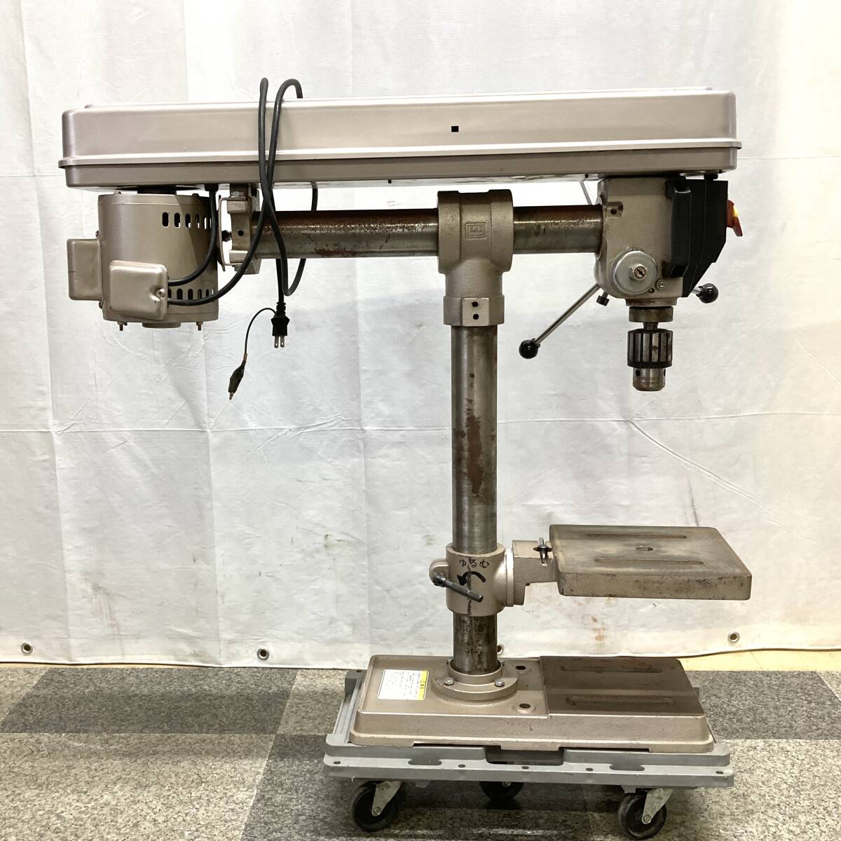 動作OK/引取限定】KERV RD-36 ラジアルボール盤 100V 穿孔機 動作OK/引取限定】KERV RD-36 ラジアルボール盤 100V 穿孔機