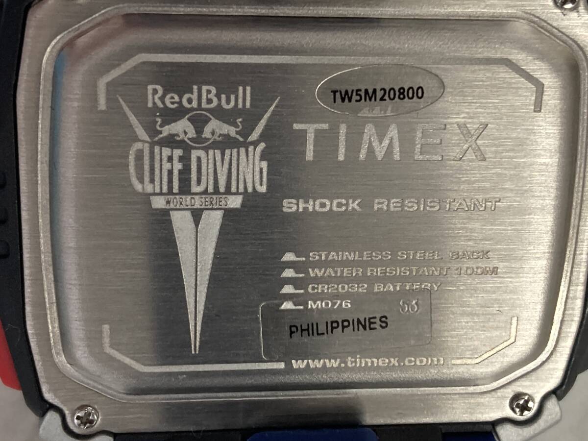 ◇TIMEX タイメックス SHOCK デジタルウォッチ M076 腕時計 稼働品の画像7