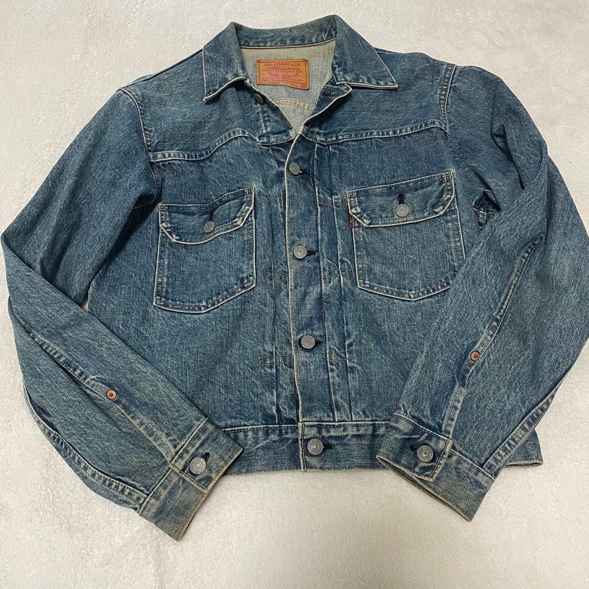 Levi's 71507XX ビッグE デニムジャケット2nd サイズ40 赤耳 Levi's 71507XX ビッグE デニムジャケット2nd サイズ40 赤耳