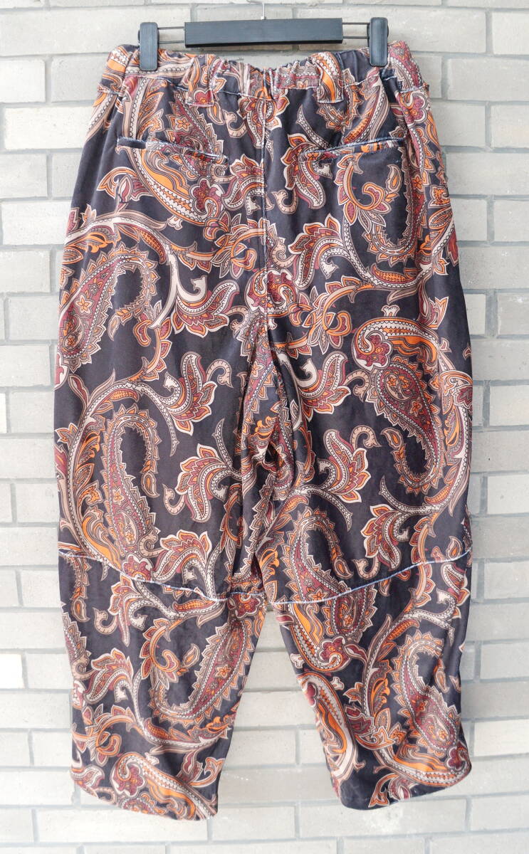 TIGHTBOOTH PRODUCTION PAISLEY VELOR BALLOON PANTS XLの画像2