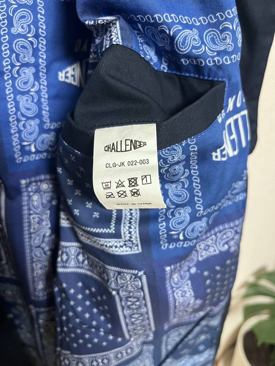 CHALLENGER BANDANA LINING COVERALL カバーオール(裏地バンダナ) ネイビー_画像6