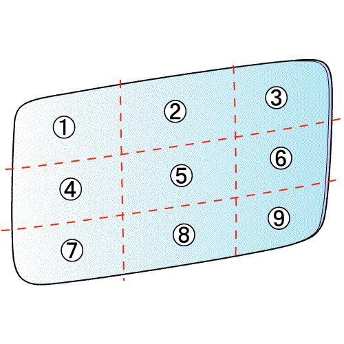 エルグランド UA-E51 リア ウインド ガラス ハイウェイスター アサヒ M2L3 90300-WL000_画像6