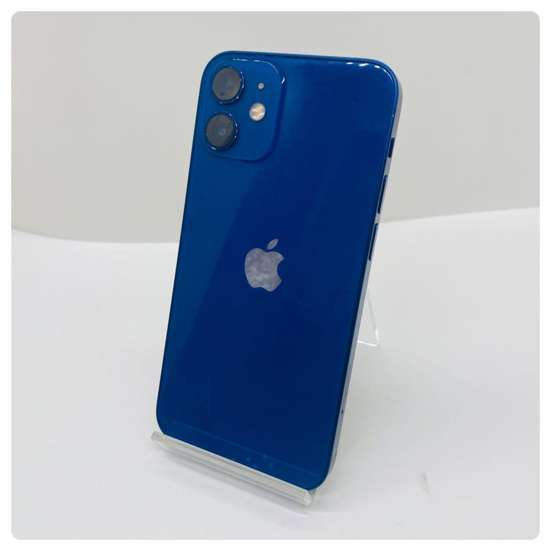 【美品】iPhone 12mini 128GBブルー SIMフリー 本体 FaceID○ 動作確認済み_画像4