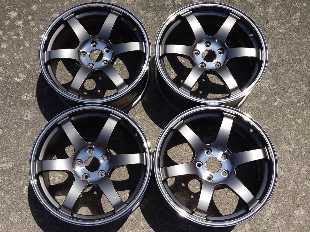 RAYS VOLK RACING TE37 SAGA SL 18x8.5J +45 PCD114.3 5H FACE-3の画像1