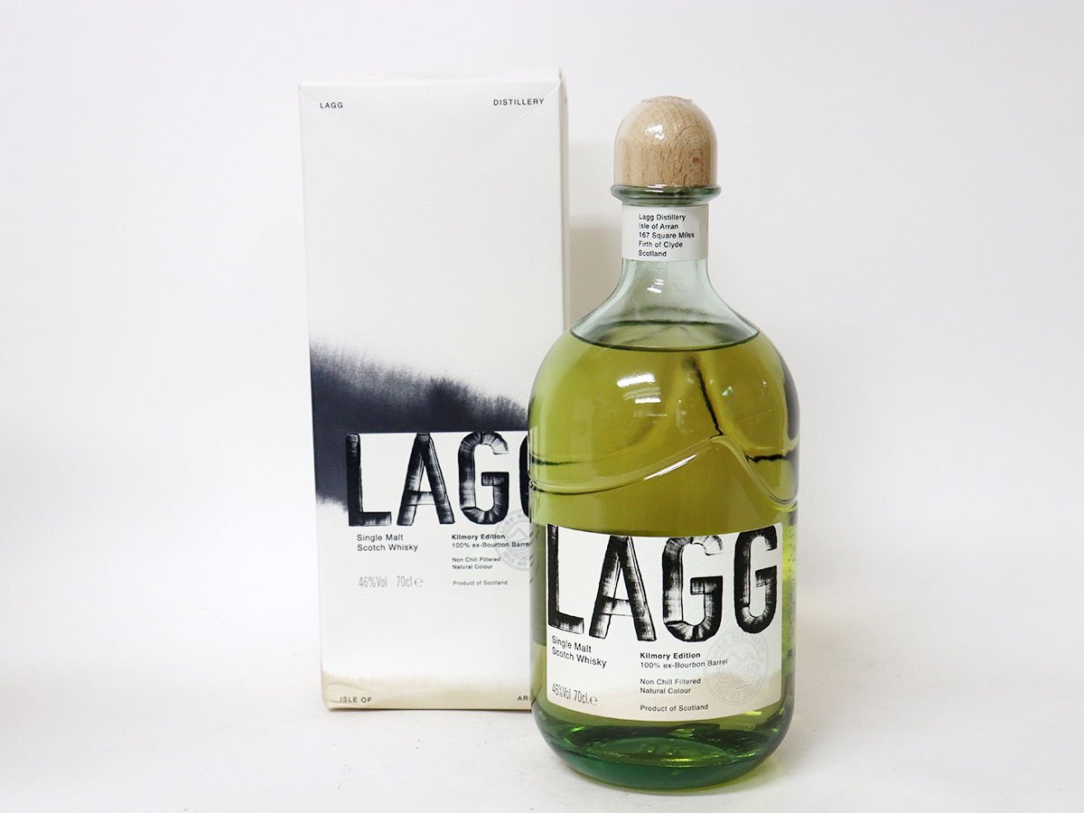 1 jpy ~* rug cut mo Lee edition Bourbon barrel single malt Scotch whisky LAGG * box attaching [ frequency :46% inside capacity :700ml]A