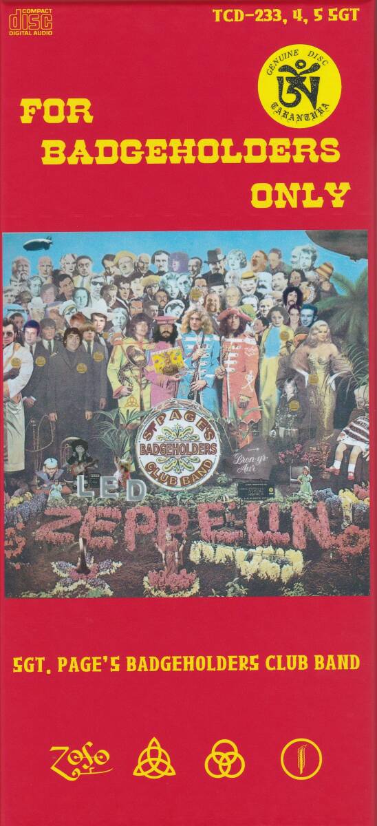 Led Zeppelin / For Badgeholders Only SGT. PAGE'S BADGEHOLDERS CLUB BAND盤 ～完全限定70セットボックス (Tarantura 9CD)_画像1