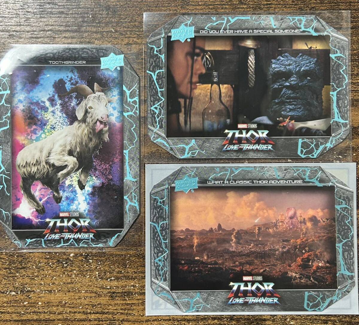 THOR LOVE AND THUNDER ソーラブアンドサンダー upper deck MARVEL マーベル シリアル インサートカード　ベースカード多数_画像1