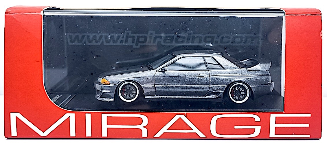 【秀逸カスタム】Ж hpi・racing MIRAGE 1/43 Skyline R32 GT-R HKS ZERO-R GUN スカイライン ガンメタ Ж PRINCE C10 C110 RS R33 R34 R35_アーティストの秀逸カスタムされたMIRAGE！