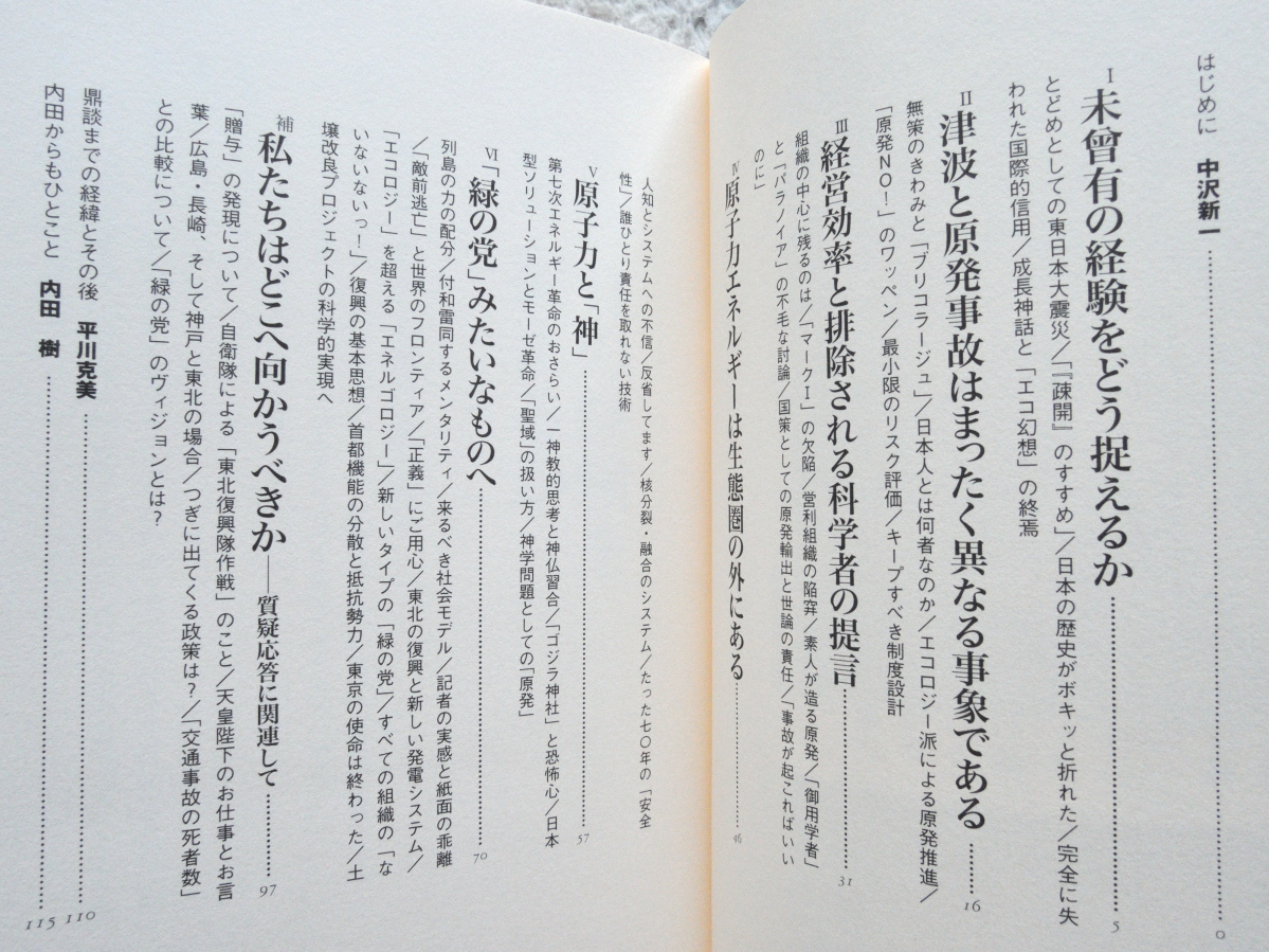 大津波と原発 内田 樹・中沢新一・平川克美_画像8