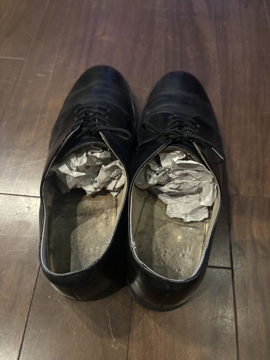 [90s сервис обувь 10 96 год производства ] кожа обувь чёрный Vintage vintage