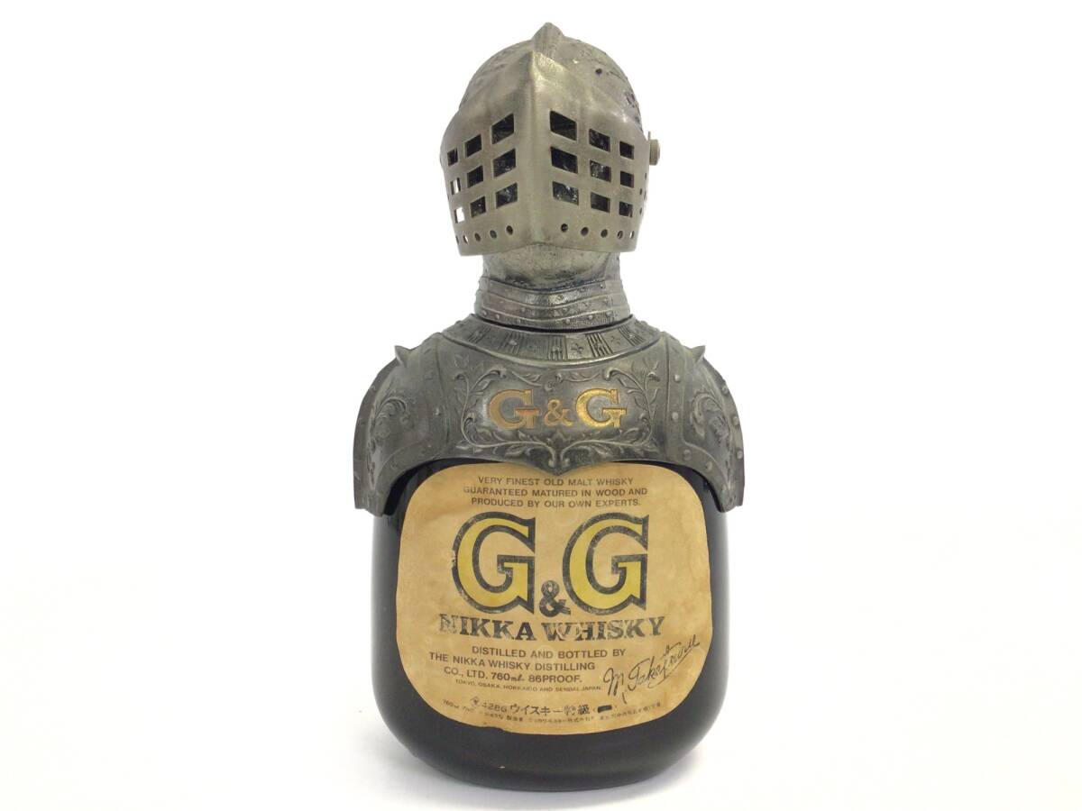 ウイスキー ニッカ G＆G 甲冑 760ml 重量番号:2 (RW2)の画像1