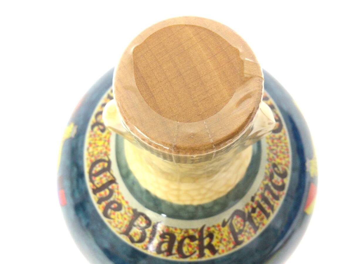ウイスキー ブラックプリンス 17年 陶器ボトル 750ml 重量番号:2 (56)_画像4