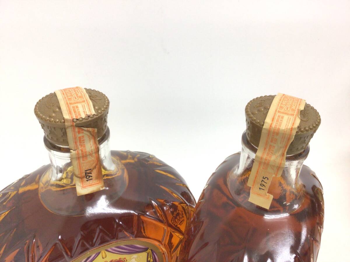  whisky Crown royal 3 pcs set 750ml weight number :6(I-1)