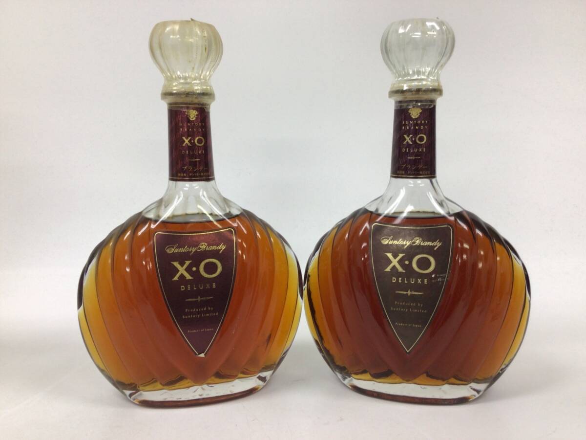  brandy Suntory XO Deluxe 2 pcs set 700ml weight number :4(71)