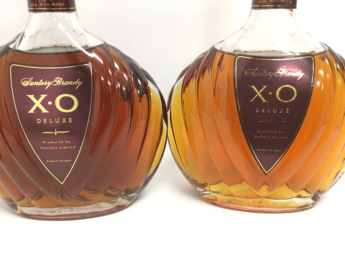  brandy Suntory XO Deluxe 3 pcs set 700ml weight number :6(I-2)