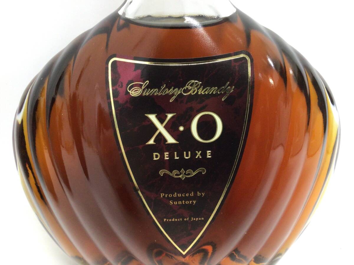  brandy Suntory XO Deluxe 3 pcs set 700ml weight number :6(I-3)
