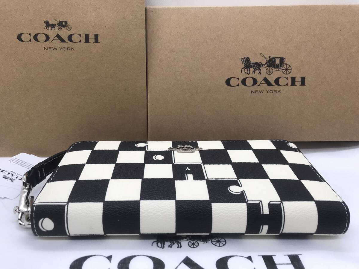 新品未使用COACH/コーチ レディース/メンズ 長財布の画像4