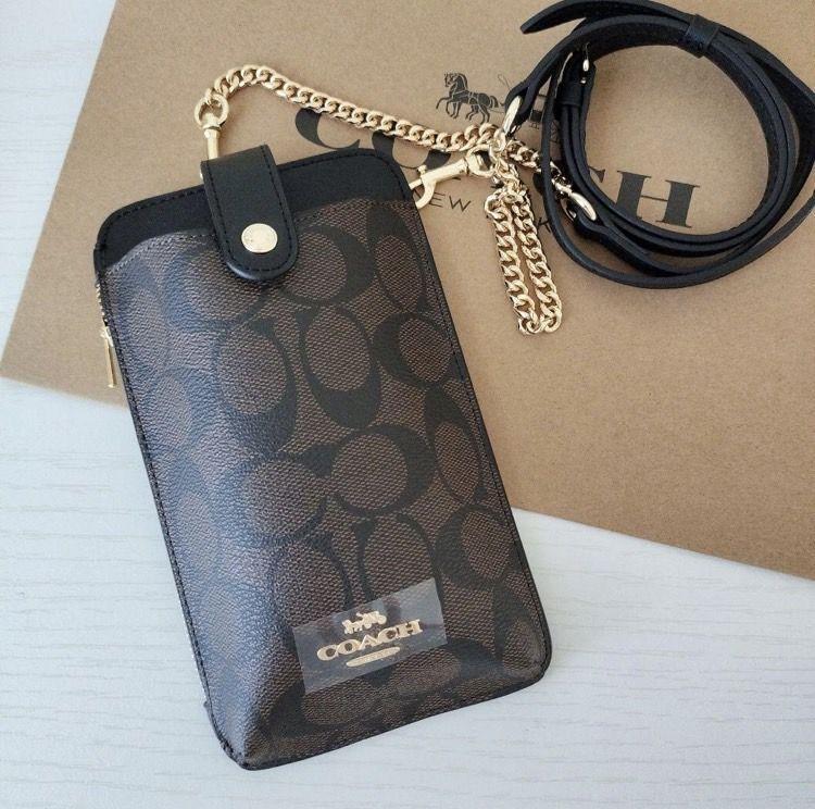 新品 COACH スマホショルダー 大人気フォーン クロスボディの画像1