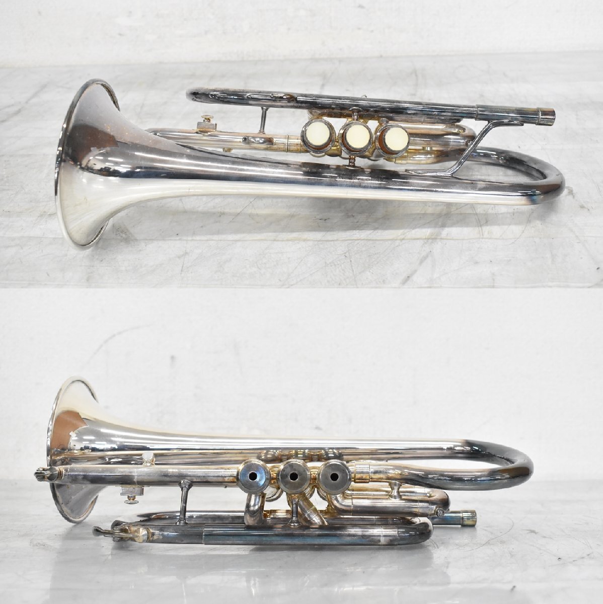 3276 中古品 YAMAHA YCR-333S #001264 ヤマハ コルネットの画像4