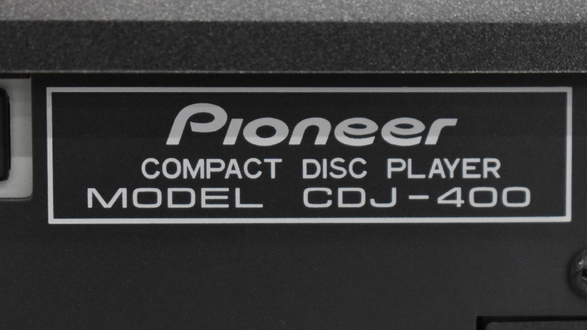 3145 中古品 Pioneer CDJ-400 パイオニア DJ用ミキサーの画像8