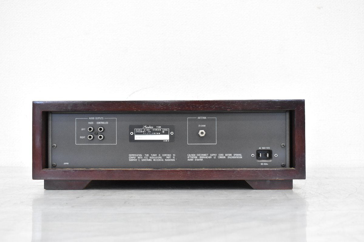 2993 ジャンク品 Accuphase T-105 アキュフェーズ チューナーの画像6