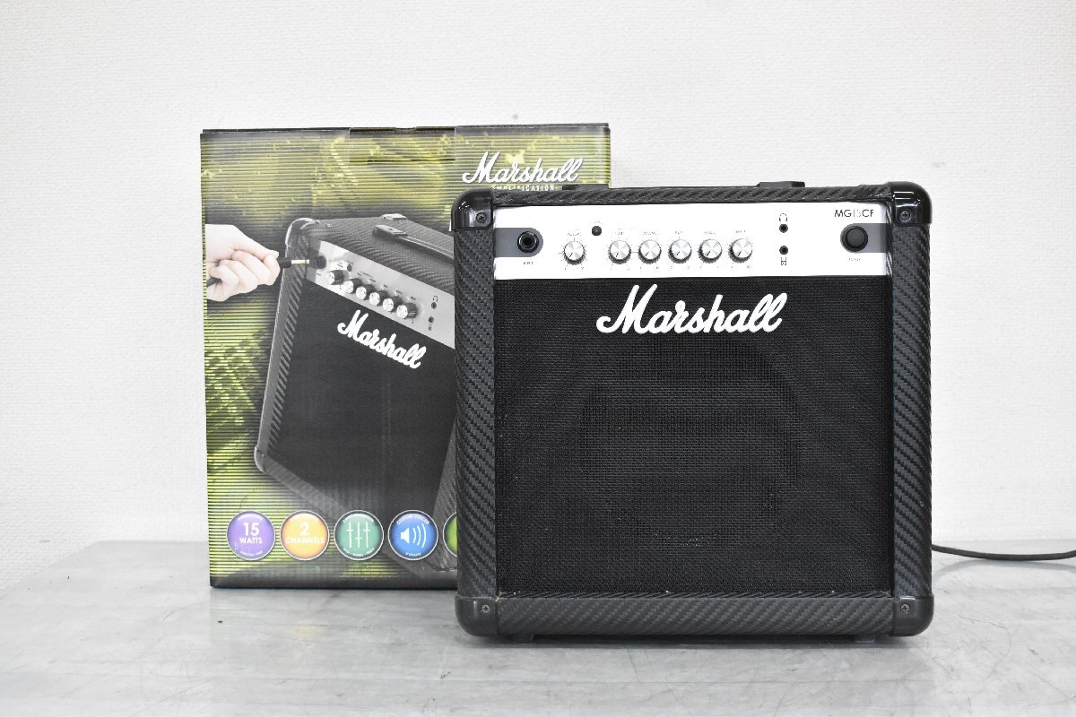 3232 現状品 Marshall MG15CF マーシャル ギターアンプ 元箱付きの画像2