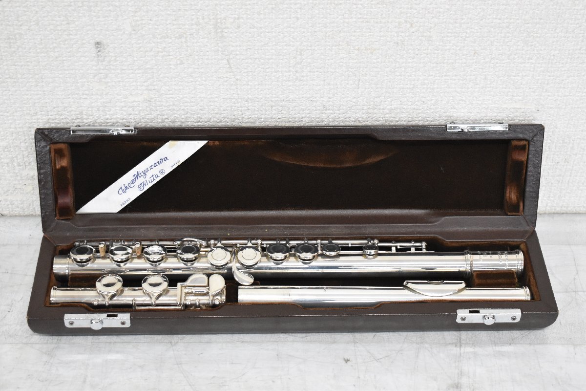 3144 中古品 The Miyazawa Flute gi-bu SH ミヤザワフルート フルートの画像2