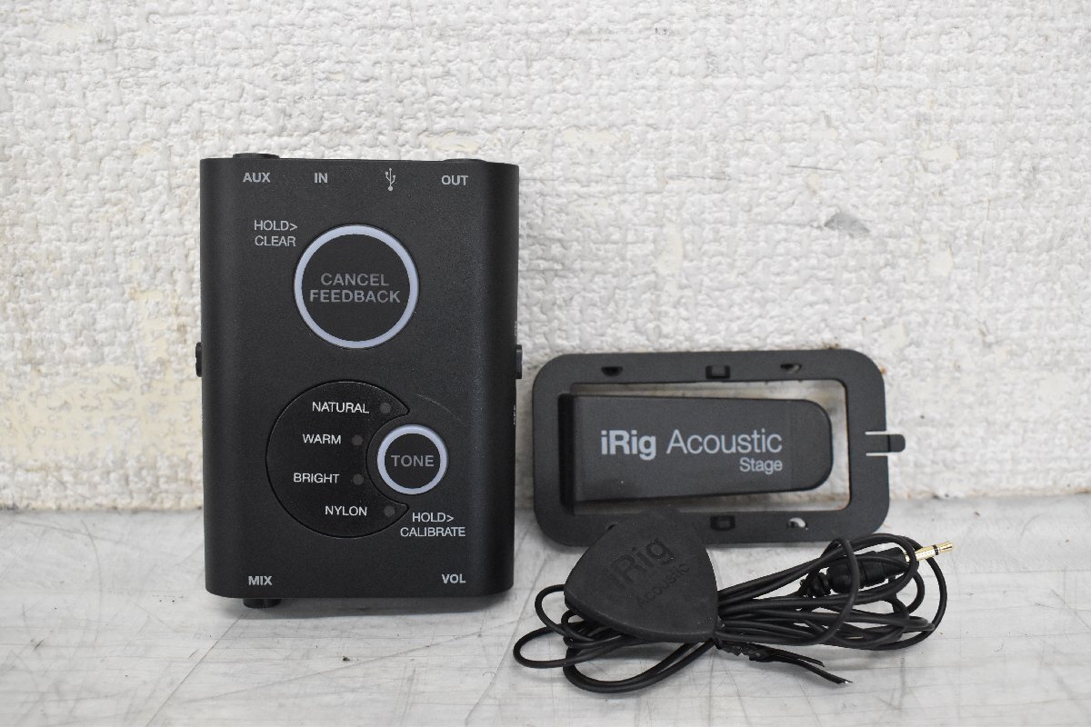 3033 中古品 iRig Acoustic Stage アイリグ アコギ用デジタルマイクシステムの画像2
