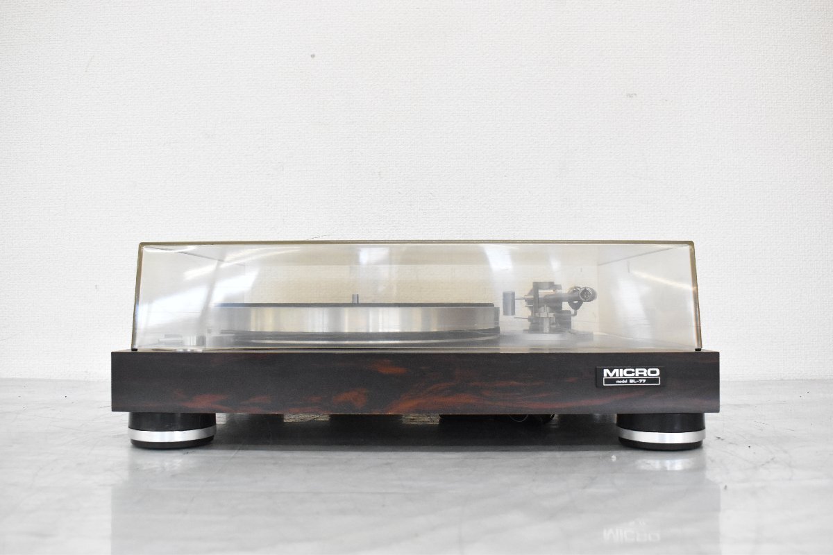 3242 中古品 MICRO BL-77/Fiderity-reseach マイクロ ターンテーブル/トーンアームの画像4